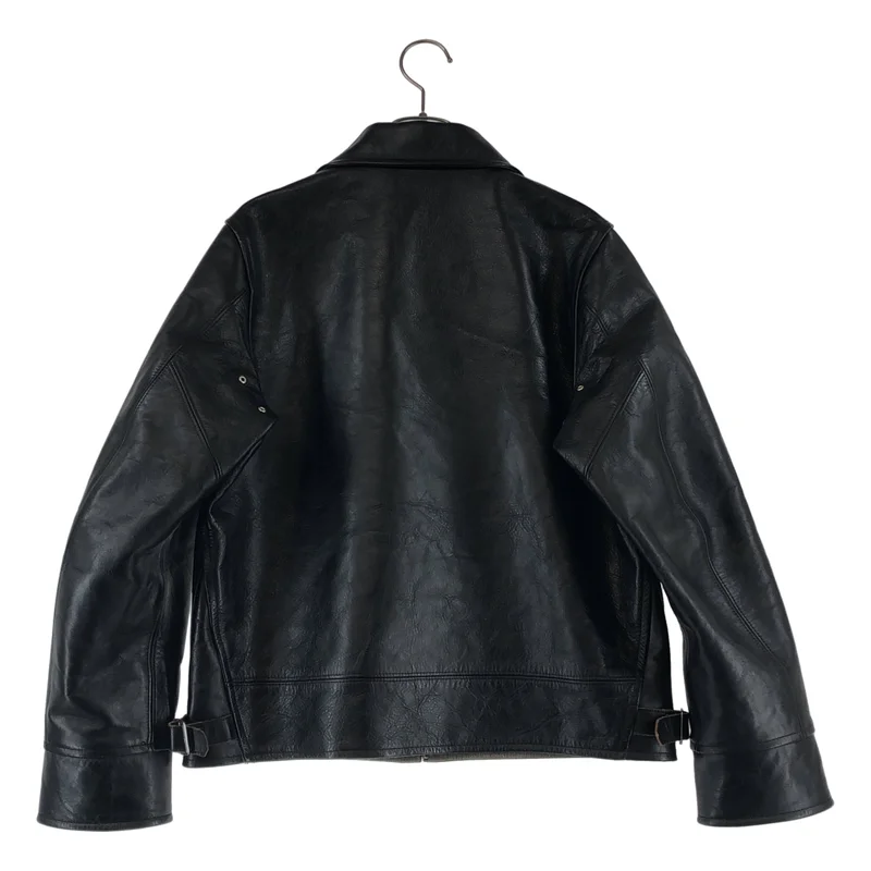 TAIGA TAKAHASHI / タイガタカハシ | lot802 Crossack Leather jacket レザージャケット | 36 | メンズ