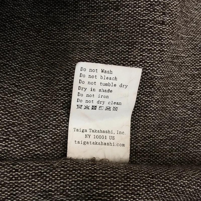 TAIGA TAKAHASHI / タイガタカハシ | lot802 Crossack Leather jacket レザージャケット | 36 | メンズ