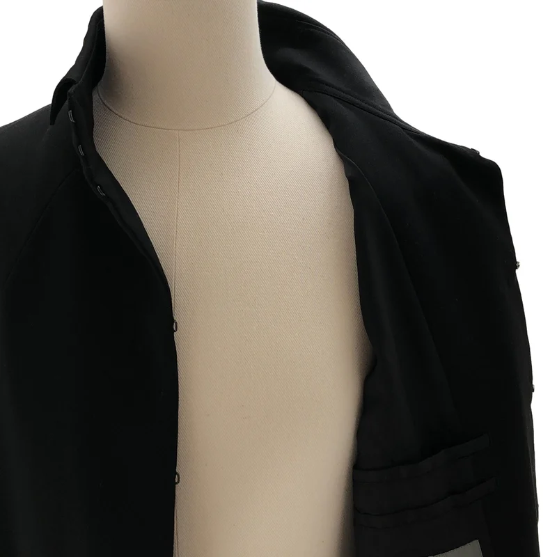 YOHJI YAMAMOTO POUR HOMME / ヨウジヤマモトプールオム | 2022AW | シワギャバ前ホックジャケット | 2 | メンズ