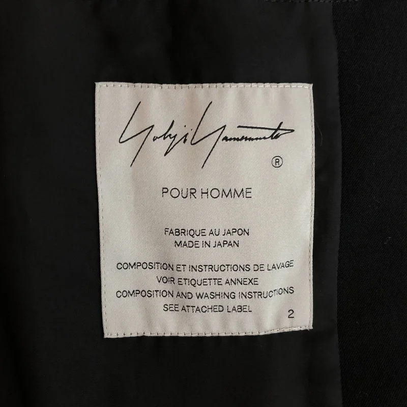 YOHJI YAMAMOTO POUR HOMME / ヨウジヤマモトプールオム | 2022AW | シワギャバ前ホックジャケット | 2 | メンズ