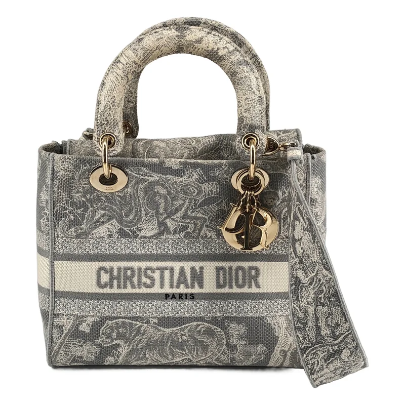 Christian Dior / クリスチャンディオール | Lady D-Lite ミディアム トワル ドゥ ジュイ 2WAY ハンドバッグ |