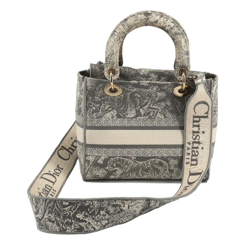 Christian Dior / クリスチャンディオール | Lady D-Lite ミディアム トワル ドゥ ジュイ 2WAY ハンドバッグ |