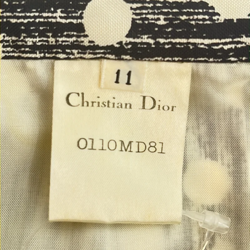 Christian Dior / クリスチャンディオール | ヴィンテージ / シルク 総柄 プリーツスカート | 11 | レディース