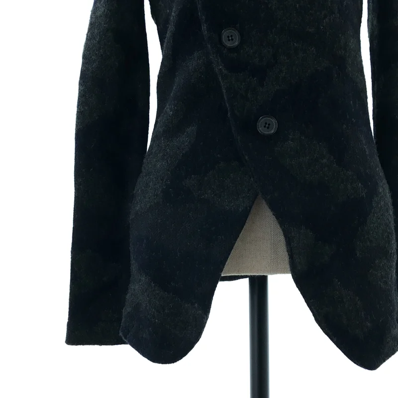 Y's / ワイズヨウジヤマモト | 2025AW | CAMOUFLAGE JACQUARD 4 BUTTONS JACKET / カモフラージュ柄 ジャケット | 2 | レディース