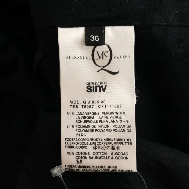 McQ / マックキューアレキサンダーマックイーン | フーデッドコート Q J 035 00 | 36 | レディース