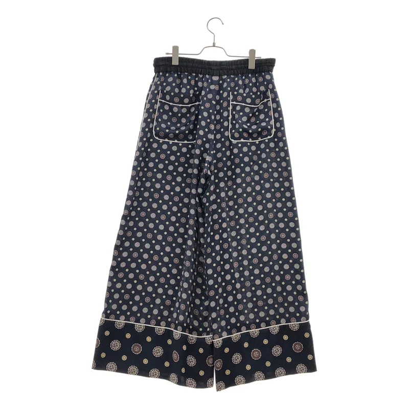 sacai / サカイ | 2021SS | Komon print pant / 小紋プリント ワイドイージーパンツ | 3 | レディース