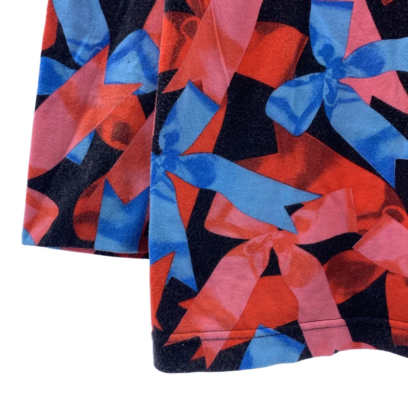 COMME des GARCONS / コムデギャルソン | 2013AW | コットン 総柄 リボン カットソー | S | レディース