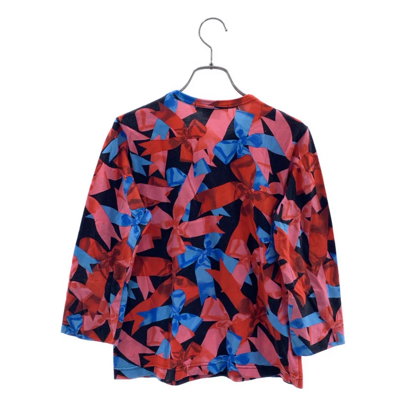 COMME des GARCONS / コムデギャルソン | 2013AW | コットン 総柄 リボン カットソー | S | レディース