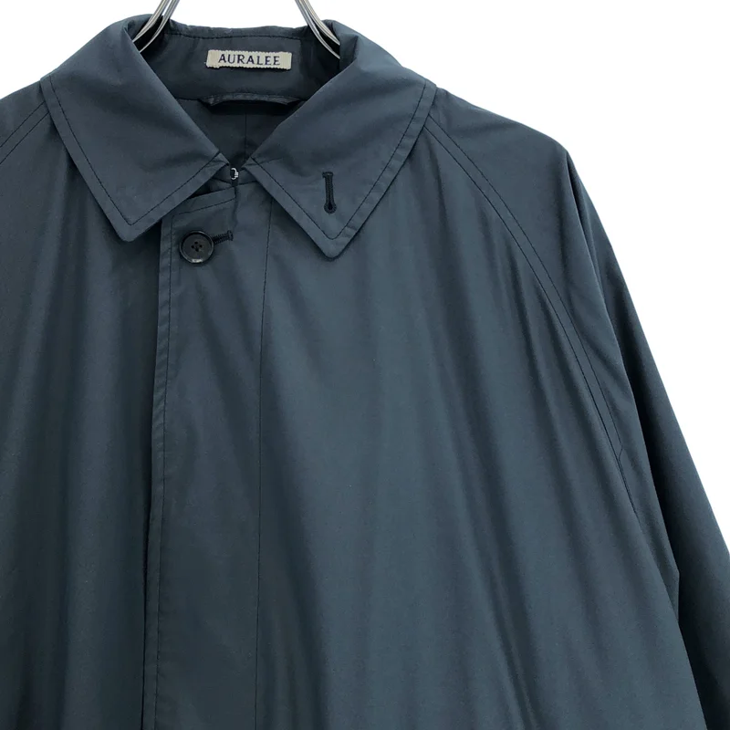 AURALEE / オーラリー | SUPER LIGHT POLYESTER SOUTIEN COLLAR COAT / スーパーライトポリエステル ステンカラーコート | 0 | レディース