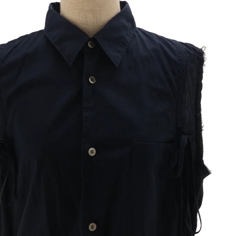 JUNYA WATANABE COMME des GARCONS / ジュンヤワタナベ | 2003SS | ドローストリング ノースリーブ シャツワンピース |