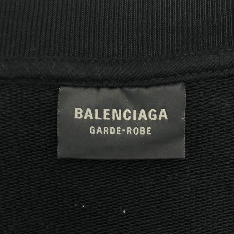 BALENCIAGA / バレンシアガ | 2023SS | ケアラベル バックプリントクルーネックスウェット | S | メンズ