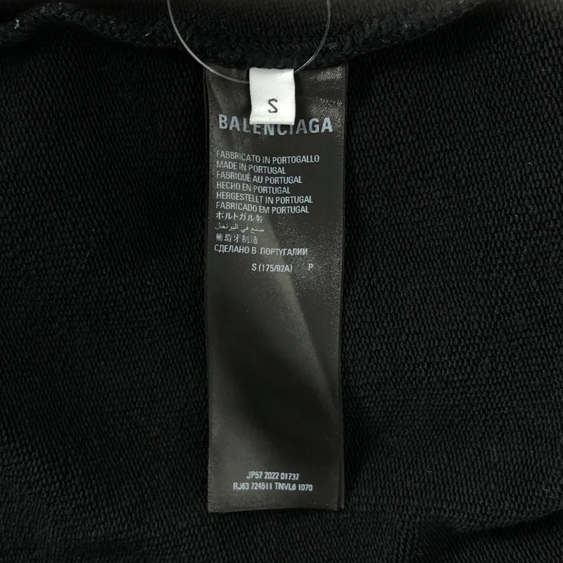 BALENCIAGA / バレンシアガ | 2023SS | ケアラベル バックプリント