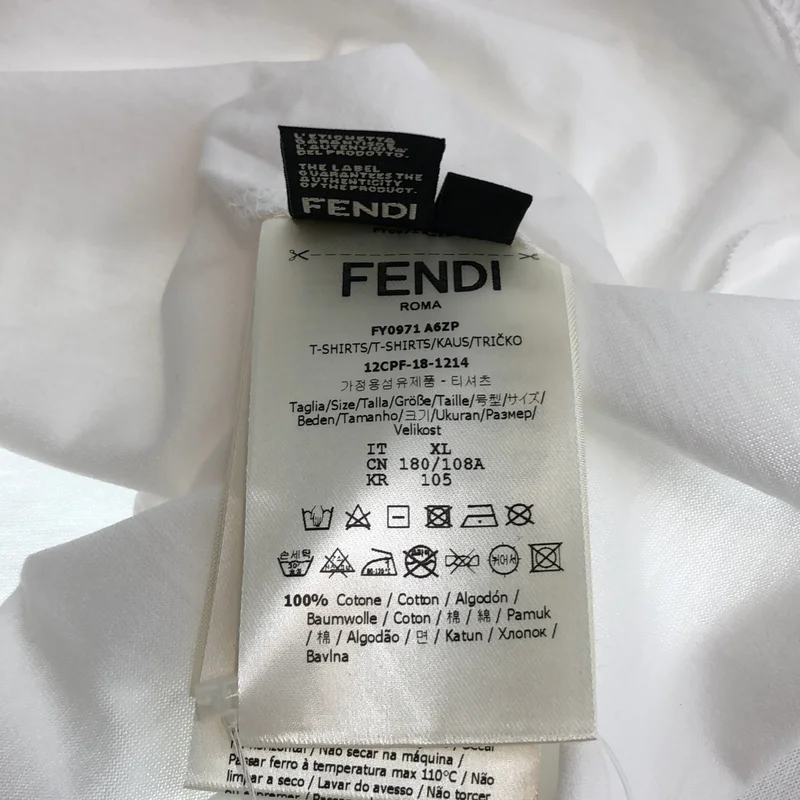 FENDI / フェンディ | トランププリント カットソー | XL | メンズ