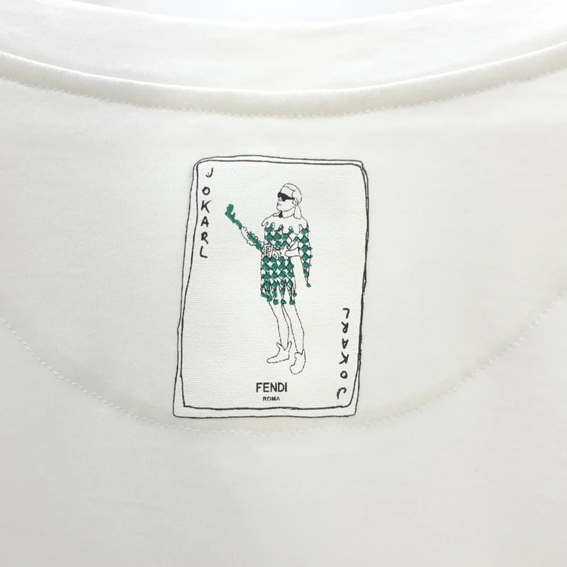 FENDI / フェンディ | トランププリント カットソー | XL | メンズ