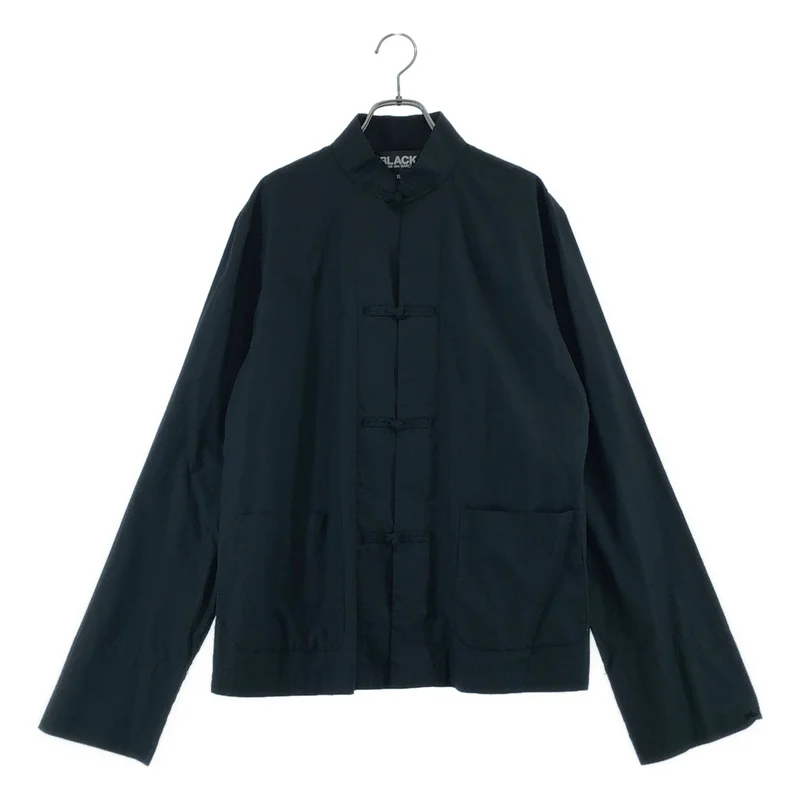 BLACK COMME des GARCONS / ブラックコムデギャルソン | 2015SS | コットン チャイナシャツジャケット | XL | メンズ