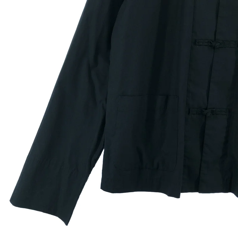 BLACK COMME des GARCONS / ブラックコムデギャルソン | 2015SS | コットン チャイナシャツジャケット | XL | メンズ