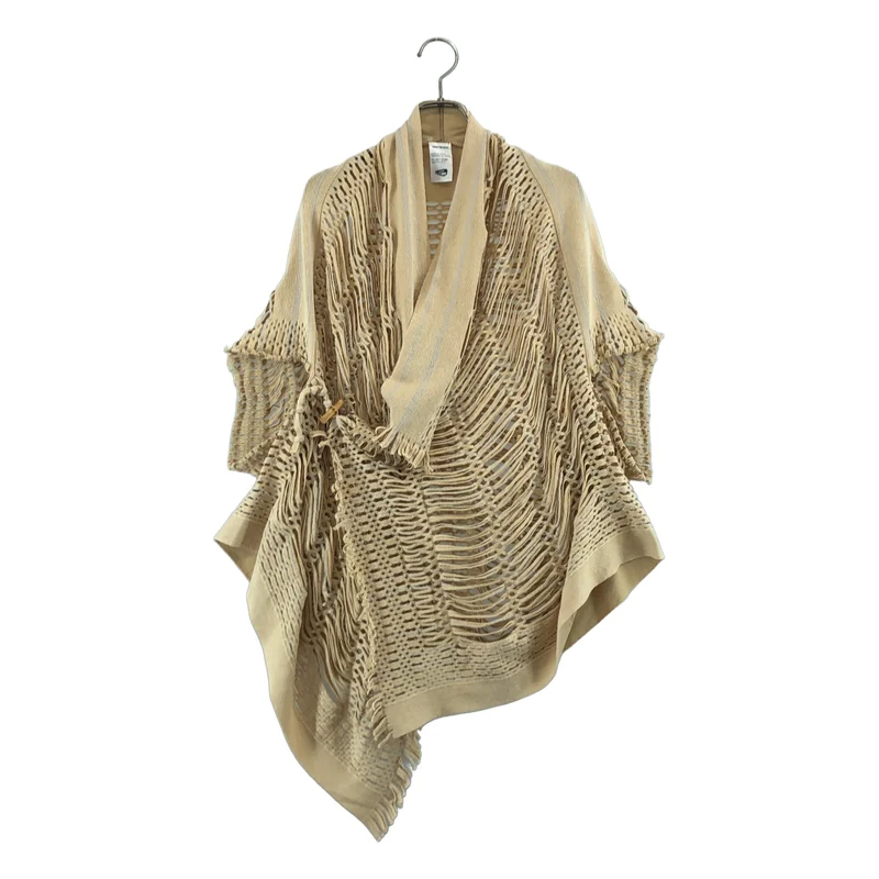 ISSEY MIYAKE A-POC / イッセイミヤケエーポック | トグルボタン 変形 メッシュ ニットカーディガン | 2 | レディース
