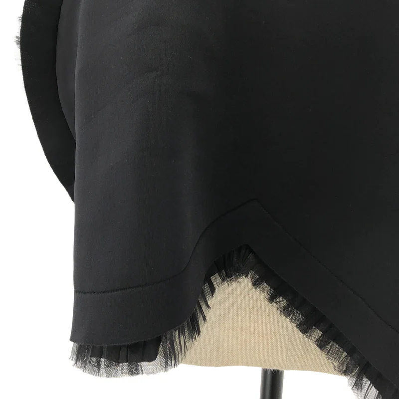 COMME des GARCONS / コムデギャルソン | 2018AW | フリルレース 変形 ケープトップス | S | レディース
