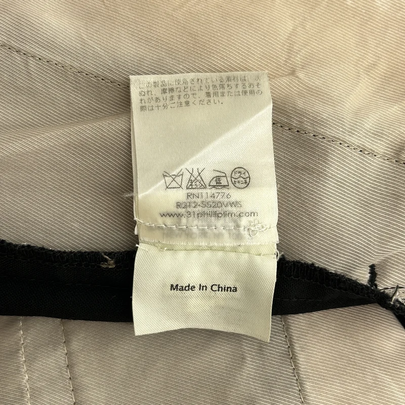3.1 Phillip Lim / スリーワンフィリップリム | ウールストレッチ タックテーパードパンツ | 0 | レディース