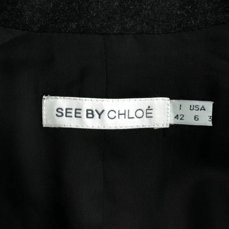 SEE BY CHLOE / シーバイクロエ | ウール スリーブレス ベスト ジレ | 38 | レディース