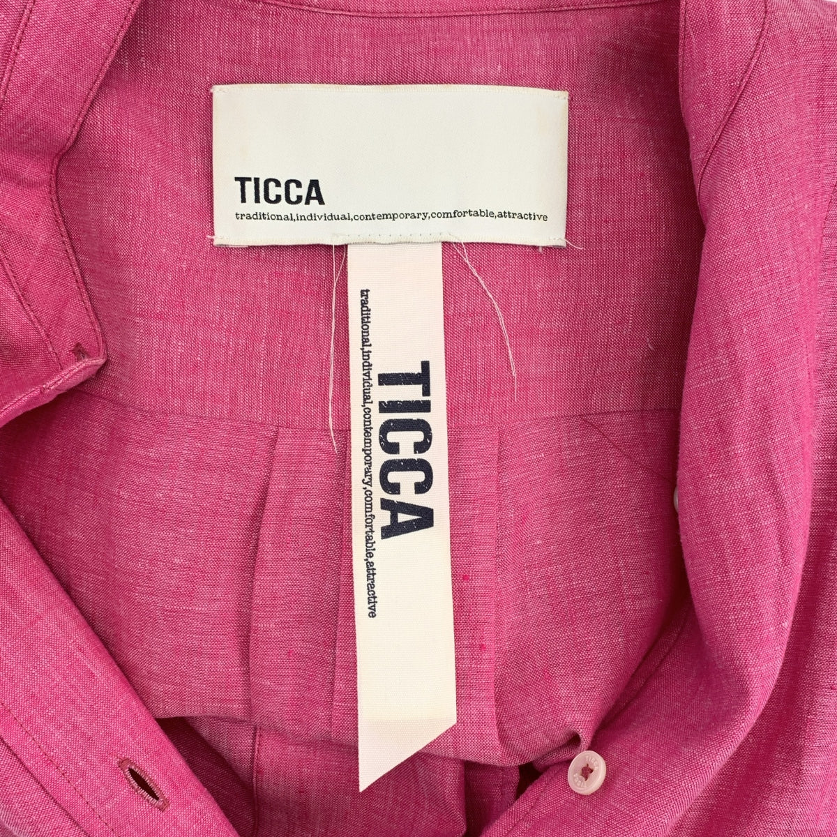 TICCA / ティッカ | リネン ノースリーブ 2WAY ワンピース | F