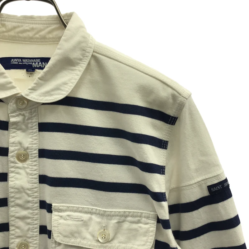 JUNYAWATANABE COMMEdesGARCONS MAN / ジュンヤワタナベマン | 2011SS | × SAINT JAMES / コットン Wポケット バスクシャツ | M | メンズ