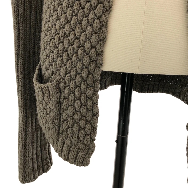 Rick Owens / リックオウエンス | アルパカ シルク ボタンレス ロングリブ ニットカーディガン | S | メンズ