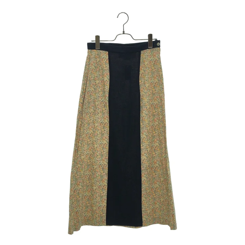 tricot COMME des GARCONS / トリココムデギャルソン | 1997SS | コットン フラワープリント 切替 スカート | M | レディース