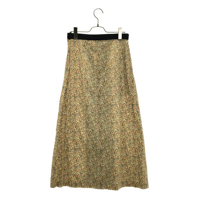 tricot COMME des GARCONS / トリココムデギャルソン | 1997SS | コットン フラワープリント 切替 スカート | M | レディース