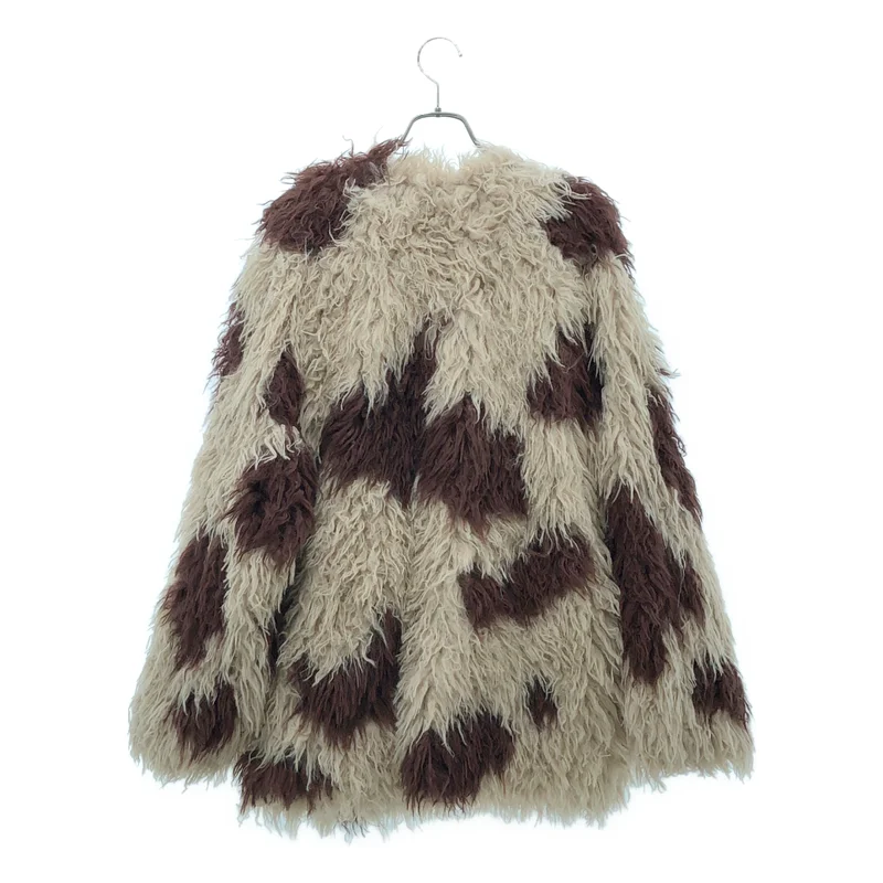NOUNLESS / ナウンレス | PERMANENT FAKE FUR COAT パーマフェイクファーコート | 1 | レディース