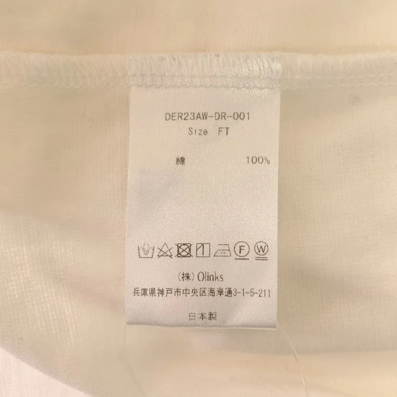 deres / デレス | 2023AW | relaxs dress / リラックス ドレス コットン カットソー ワンピース | F | レディース