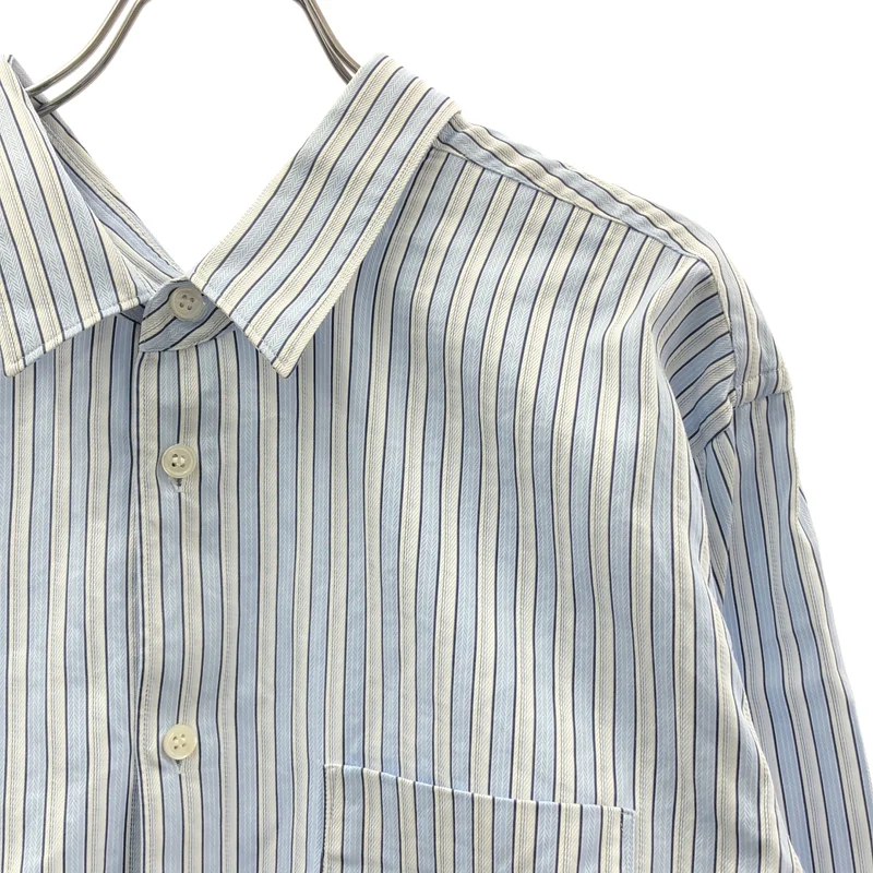 COMME des GARCONS SHIRT / コムデギャルソンシャツ | 2014AW | シンメトリー ジャガード ストライプシャツ | XS | メンズ