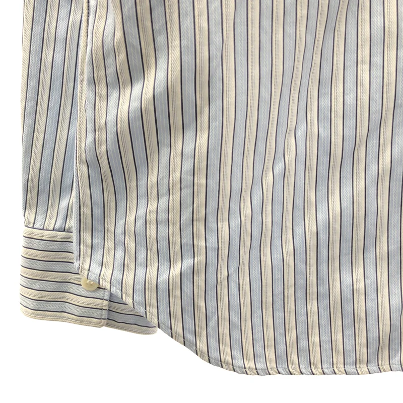 COMME des GARCONS SHIRT / コムデギャルソンシャツ | 2014AW | シンメトリー ジャガード ストライプシャツ | XS | メンズ