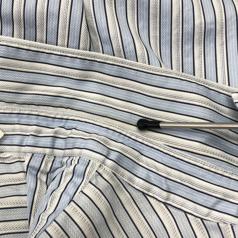 COMME des GARCONS SHIRT / コムデギャルソンシャツ | 2014AW | シンメトリー ジャガード ストライプシャツ | XS | メンズ