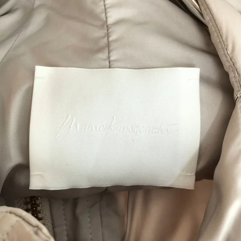 Mame Kurogouchi / マメクロゴウチ | 2025SS | Cording Embroidery Collarless Flight Jacket エンブロイダリー フライトジャケット | 1 | レディース