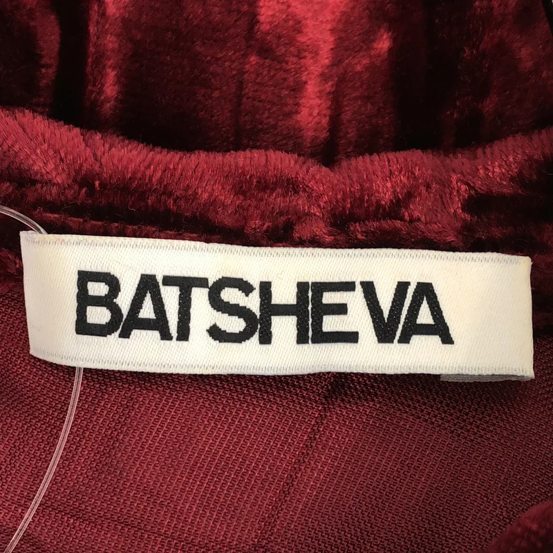 BATSHEVA / バットシェバ | ベロアワンピース | 4 | レディース