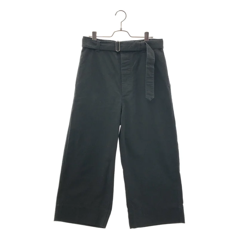 MHL. / エムエイチエルマーガレットハウエル | WASHED COTTON DRILL ベルテッドパンツ | 3 | メンズ