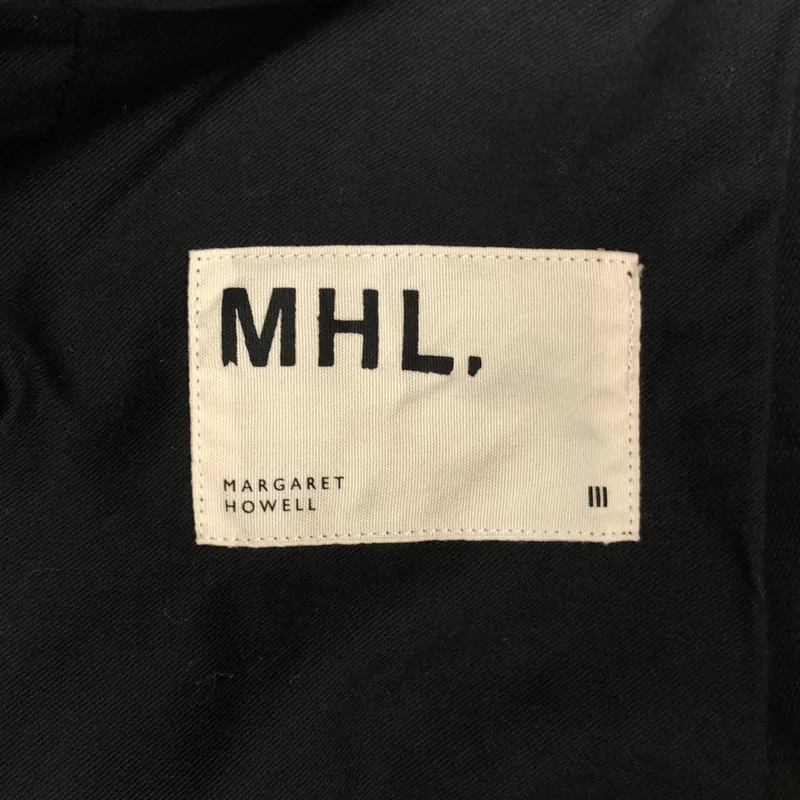 MHL. / エムエイチエルマーガレットハウエル | WASHED COTTON DRILL ベルテッドパンツ | 3 | メンズ