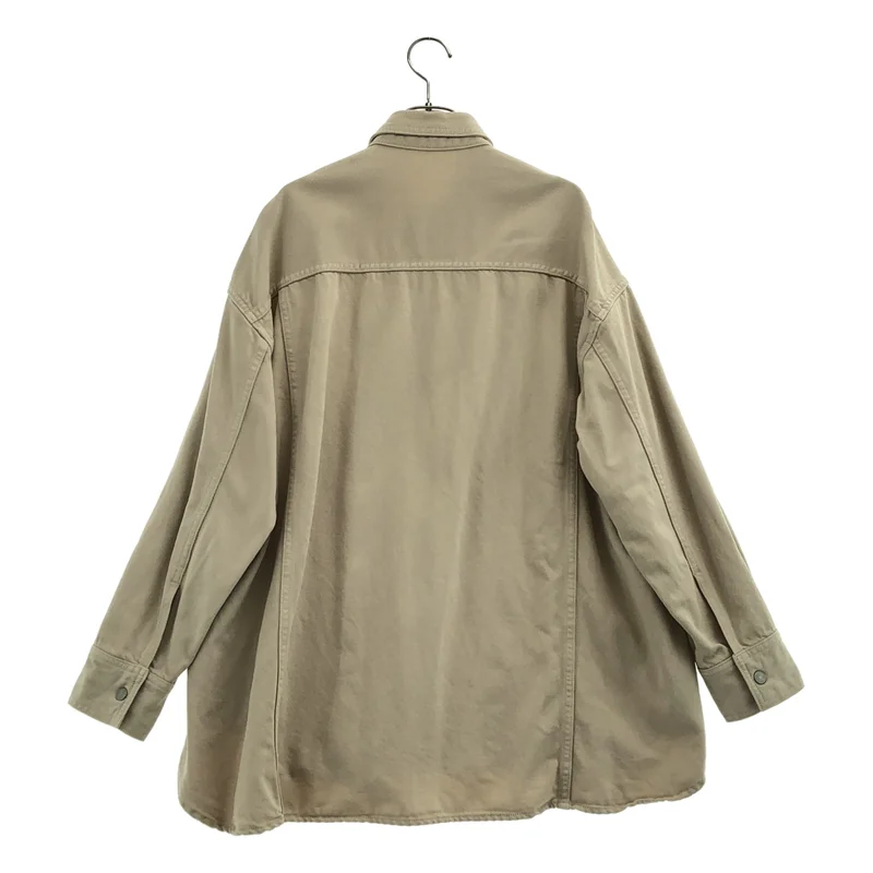 Whim Gazette / ウィムガゼット | コットン デニム ロングシャツ | F | レディース