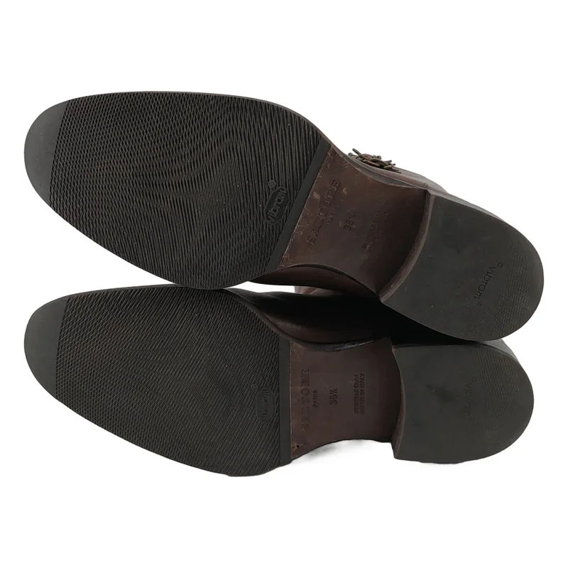 SARTORE / サルトル | バックル ロングブーツ | 36 1/2 | レディース