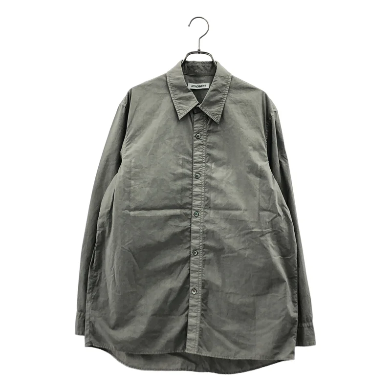 ATTACHMENT / アタッチメント | 2023SS | CO LAWN POCKETLESS L/S SHIRT / コットンローン ポケットレス ロングスリーブシャツ | 1 | メンズ