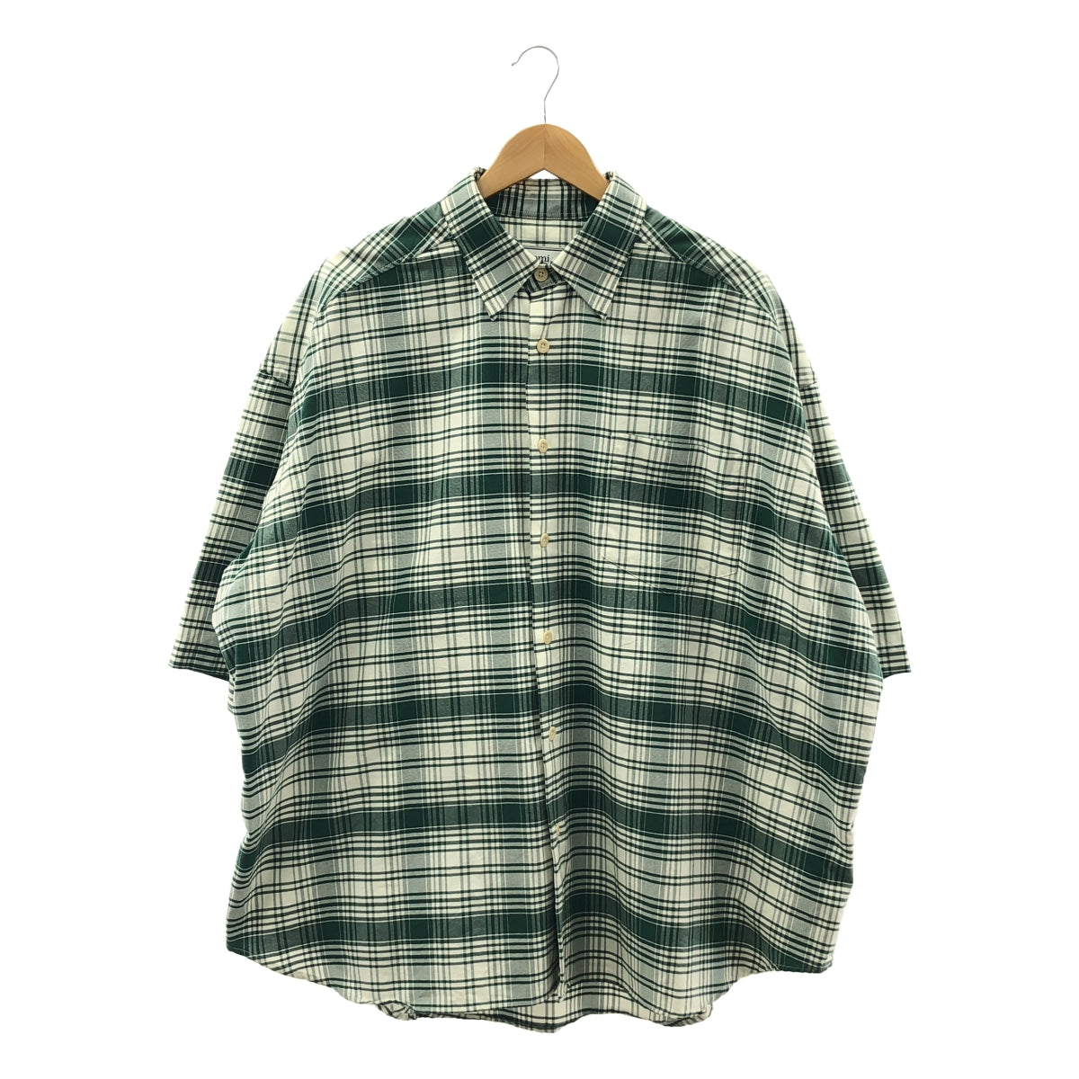 ami alexandlle mattiussiオーバーサイズ 半袖BDシャツ 美品】 AMI Alexandre Mattiussi / アミ・アレクサンドルマテュッシ