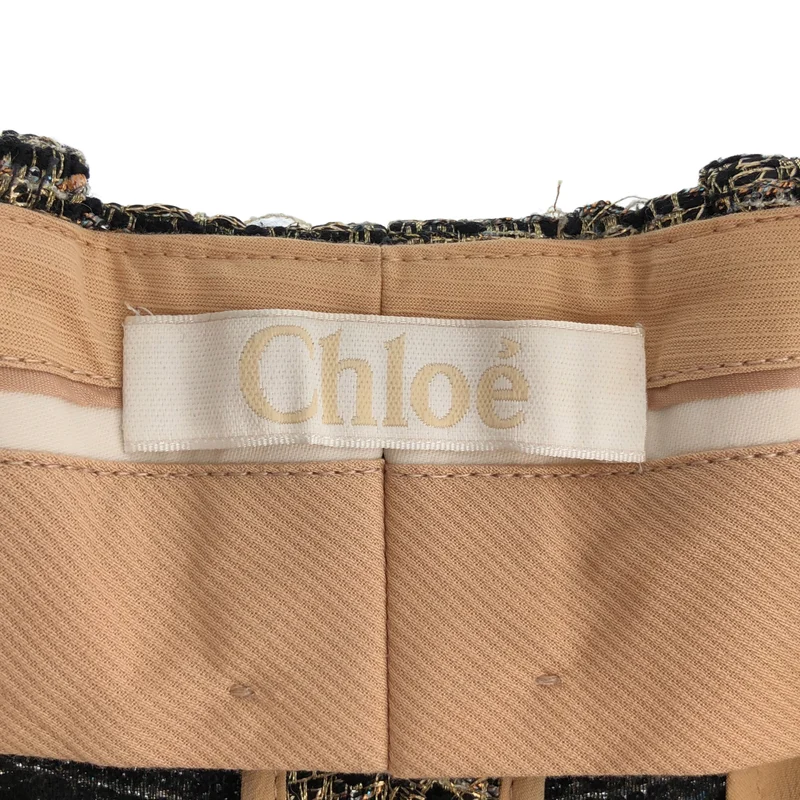 Chloe / クロエ | ラメ ツイード ショートパンツ | 36 | レディース