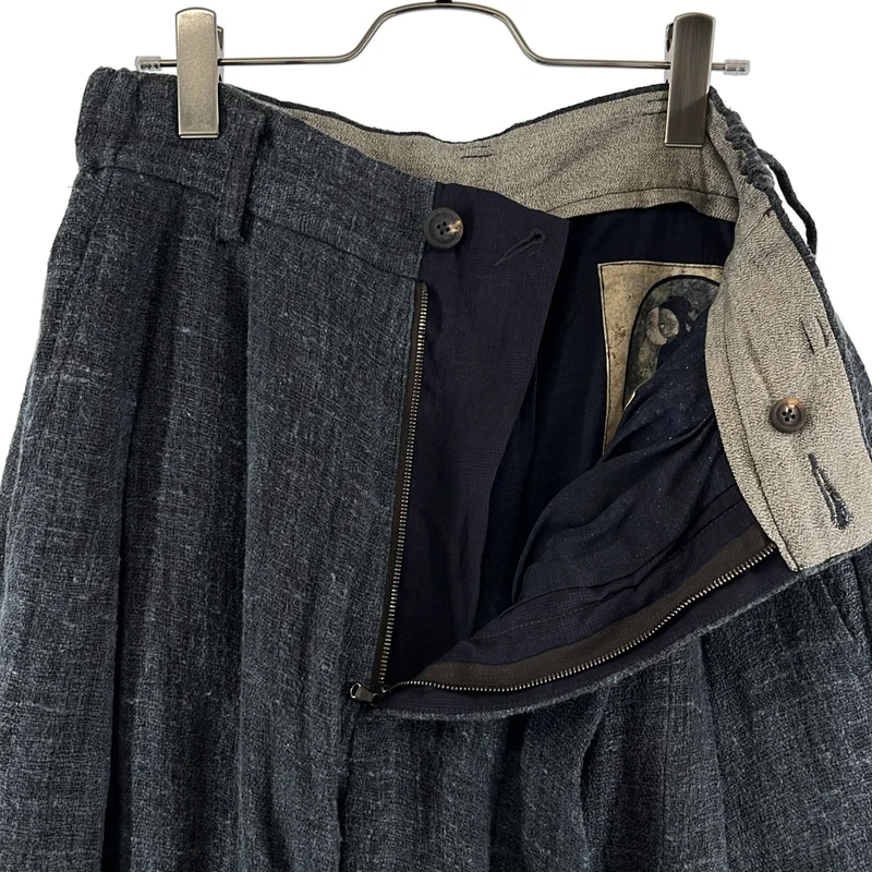 ziggy chen / ジギーチェン | 2025AW | DROP CROTCH WIDE LEG TROUSERS / 2タック ワイド トラウザーズ パンツ | 44 | メンズ