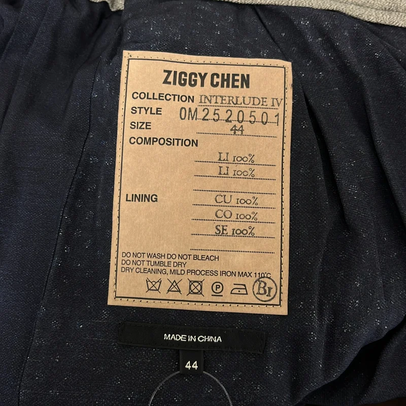 ziggy chen / ジギーチェン | 2025AW | DROP CROTCH WIDE LEG TROUSERS / 2タック ワイド トラウザーズ パンツ | 44 | メンズ