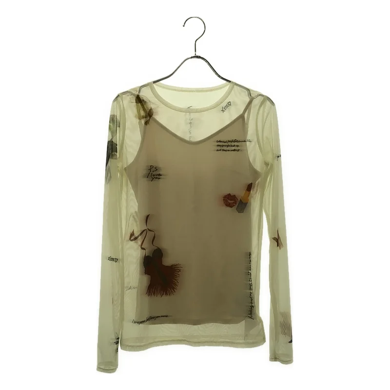AMERI / アメリ | × LITTLE FUNNY FACE / SHEER TOP / シアートップス | F | レディース