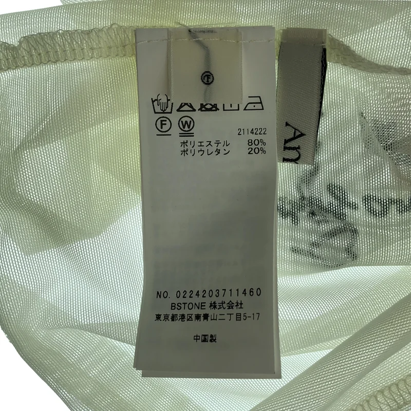 AMERI / アメリ | × LITTLE FUNNY FACE / SHEER TOP / シアートップス | F | レディース