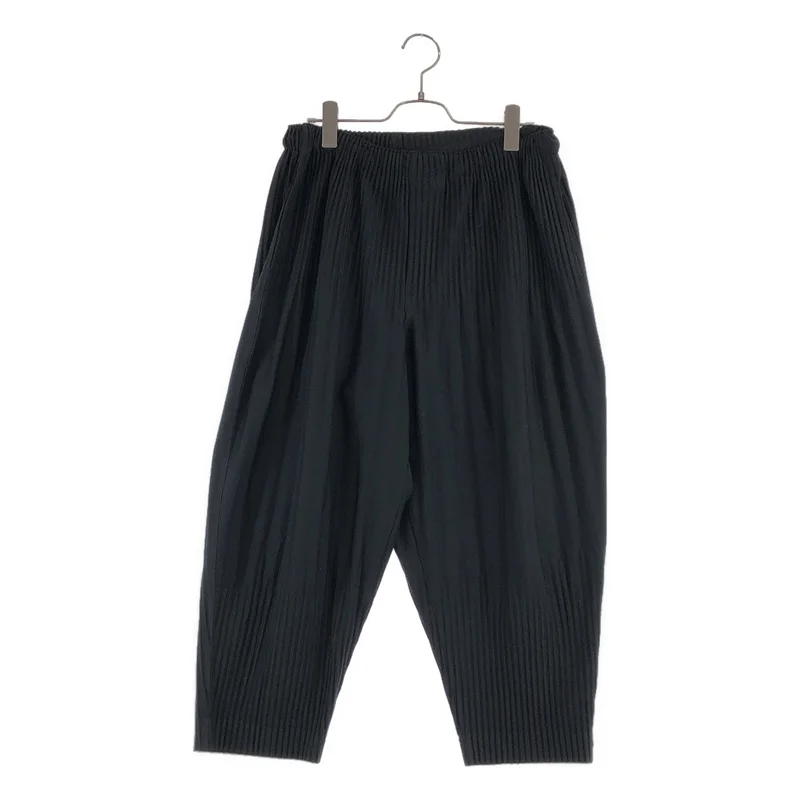 【美品】  HOMME PLISSE ISSEY MIYAKE / オムプリッセイッセイミヤケ | 2023AW | プリーツ 切替 ワイド フレア イージーパンツ | 2 | カーキ | メンズ 美品】 HOMME PLISSE ISSEY MIYAKE / オムプリッセイッセイミヤケ