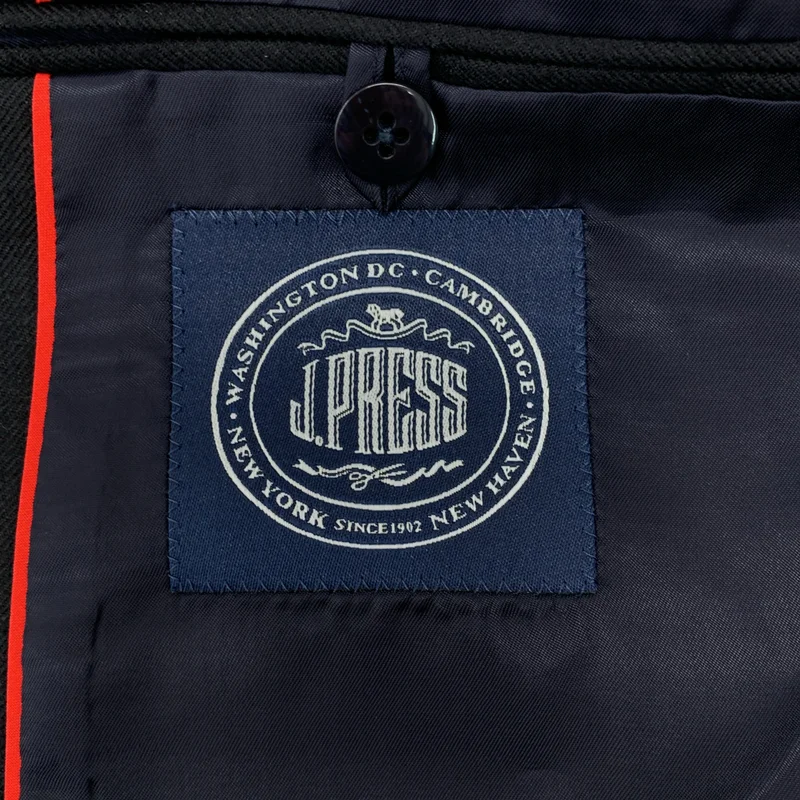 J.PRESS / ジェイプレス | PRESSCLUSIVE / ウール 金ボタン シングル テーラードジャケット / 総裏地 |