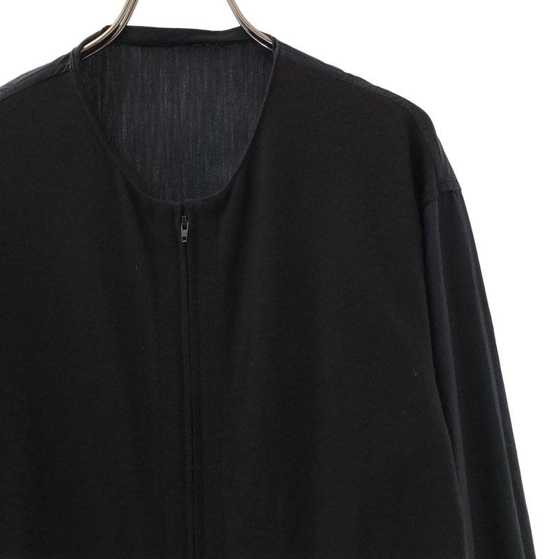 YOHJI YAMAMOTO POUR HOMME / ヨウジヤマモトプールオム | 異素材 ジップ カーディガン ジャケット HV-B17-812 | 3 | メンズ